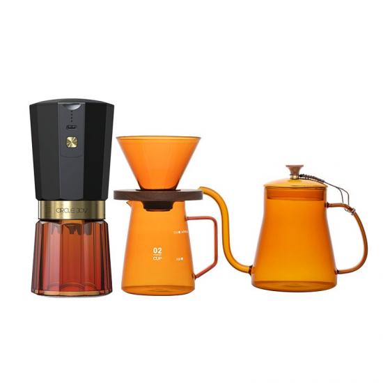 Кофейный набор Amber Coffee Maker Set, оранжевый с черным Кофейный набор Amber Coffee Maker Set, оранжевый с черным