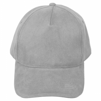 Кепка 5- панельная Oxford 300, c серым сендвичем, серая