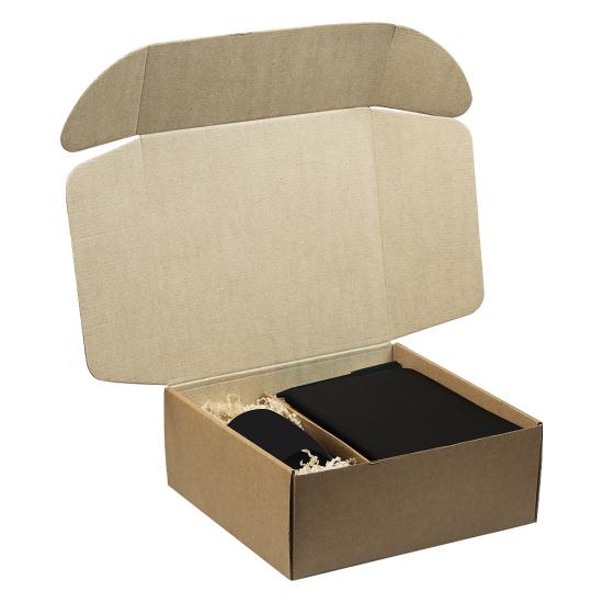 Набор подарочный Solution Prestige Trio ( ежедневник Flexy Latte Soft Touch Black Edition Color, кружка Casa Grande Lupin Soft, ручка Zorro), черный с красным