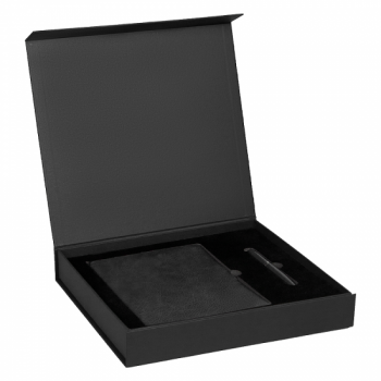 Набор подарочный Solution Prestige Duo (Ежедневник B5, ручка шариковая), черный