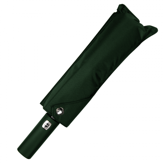 Зонт складной автоматический c плавным закрытием, Forest Lotus Safeclosing, диаметр 117 см, 9 панелей, в подарочной коробке, зеленый