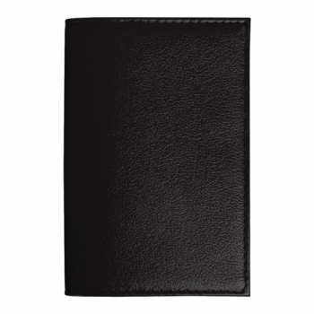 Обложка для автодокументов Leather Sky Matt Sun из натуральной кожи, черная