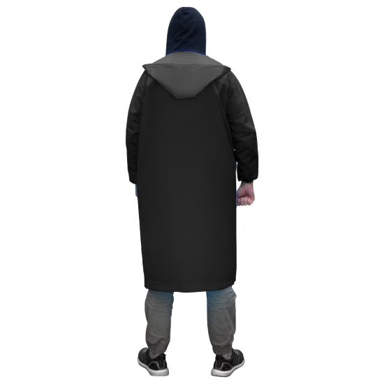 Дождевик RainForest, унисекс, материал EVA, размер XL-XXL, черный