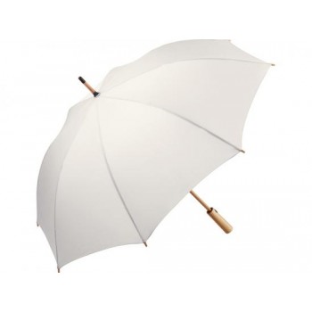 Зонт 7379  AC midsize bamboo umbrella ÖkoBrella  natural white wS