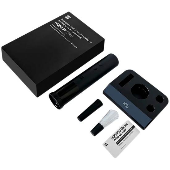 Винный набор HuoHou Electric Wine Bottle Opener 5 in 1, черный Винный набор HuoHou Electric Wine Bottle Opener 5 in 1, черный