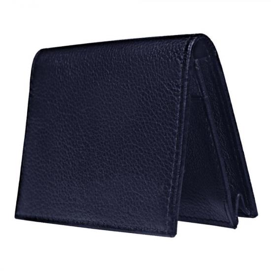 Футляр для кредитных карт и визиток из натуральной кожи Leather Land, синий