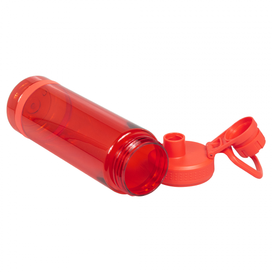 Бутылка для воды Oslo, 700 мл, пластиковая, с силиконовым кольцом, красная Бутылка для воды Oslo, 700 мл, пластиковая, с силиконовым кольцом, красная