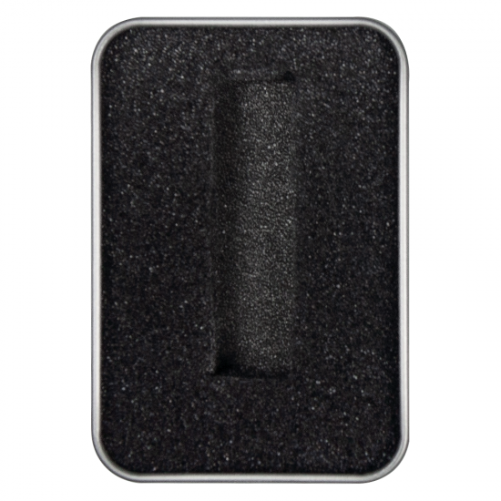 Футляр для флеш накопителя металлический, размер 6*9,5 см, серебристый