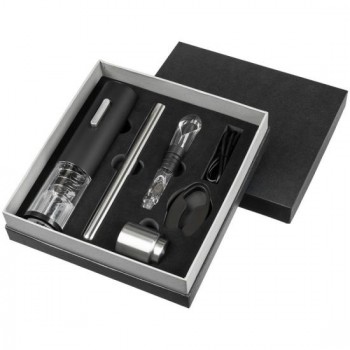 Винный набор Wine Diesel, черный Винный набор Wine Diesel, черный