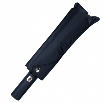 Зонт складной автоматический c плавным закрытием, Forest Lotus Safeclosing, диаметр 117 см, 9 панелей, в подарочной коробке, темно-синий