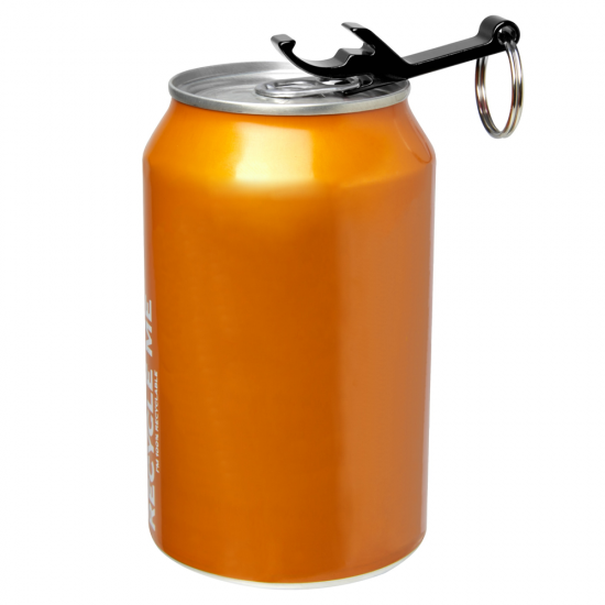 Брелок открывашка Tools Beer Garden, алюминиевая, черная