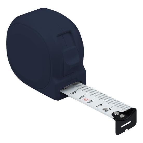 Рулетка Tools Standart, 5 метров, темно-синяя, пластиковая, с ремешком Рулетка Tools Standart, 5 метров, темно-синяя, пластиковая, с ремешком