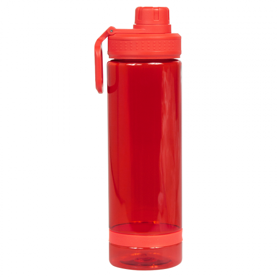 Бутылка для воды Oslo, 700 мл, пластиковая, с силиконовым кольцом, красная Бутылка для воды Oslo, 700 мл, пластиковая, с силиконовым кольцом, красная