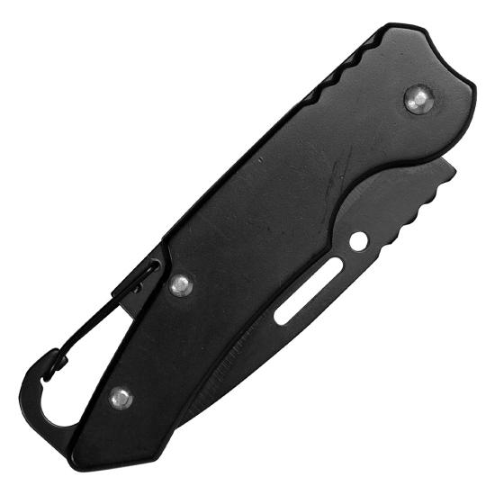 Брелок-нож карманный с карабином Tools Blackburn, черный Брелок-нож карманный с карабином Tools Blackburn, черный