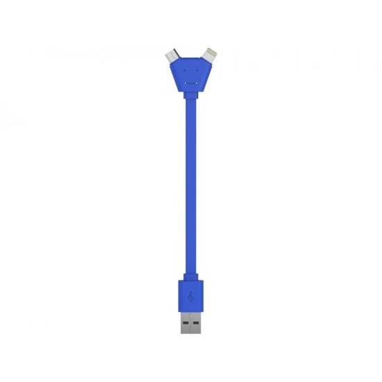 USB-переходник XOOPAR Y CABLE, синий USB-переходник XOOPAR Y CABLE, синий