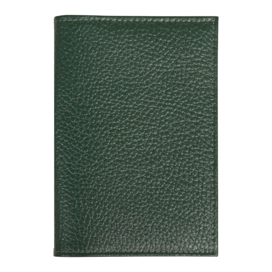 Обложка для автодокументов Leather Sky Flotter Sun из натуральной кожи, зеленая 7730С