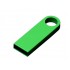 USB 2.0-флешка на 128 Гб с мини чипом и круглым отверстием, зеленый