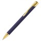 Набор подарочный Solution Duo (ежедневник City Nebraska, ручка Legend Soft Touch Mirror Gold), темно-синий