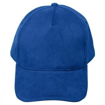 Кепка 5- панельная Oxford 300, c синим сендвичем, ярко-синяя