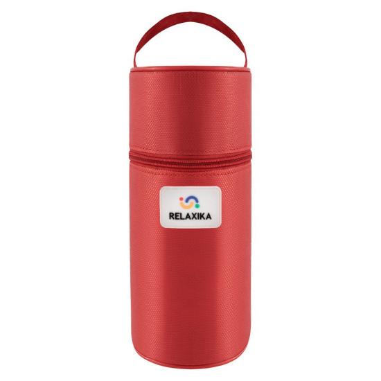 Термос Relaxika Duo 500 в чехле, стальной