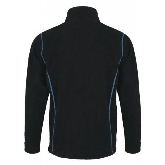 Куртка мужская Nova Men 200, черная с ярко-голубым