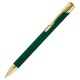 Набор подарочный Solution Duo (ежедневник City Nebraska, ручка Legend Soft Touch Mirror Gold), зеленый