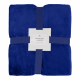 Плед мягкий флисовый Super Soft  Comfort Travel, 125*170 см, синий 654С