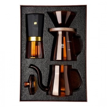 Кофейный набор Amber Coffee Maker Set, оранжевый с черным Кофейный набор Amber Coffee Maker Set, оранжевый с черным