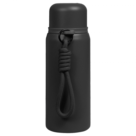 Термос вакуумный стальной La Vie с ремувкой  двухстеночный 500 мл матовый в подарочной упаковке, черный