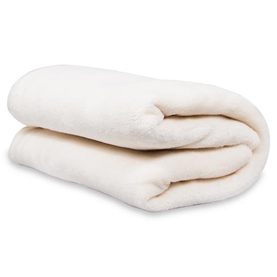 Плед мягкий флисовый Super Soft  Comfort Travel, 125*170 см, бежевый
