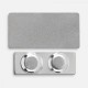 Значок Magnet Matto, серебристый