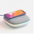 Bluetooth колонка с беспроводной зарядкой и подсветкой Terrafonic, серая