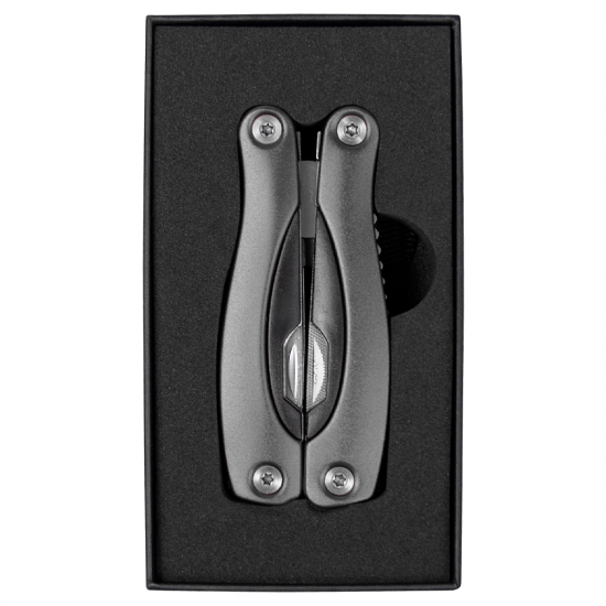 Мультитул Tools Birmingham (мультиинструмент) 11 в 1 c чехлом, в подарочной коробке, серый