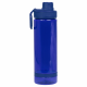 Бутылка для воды Oslo, 700 мл, пластиковая, с силиконовым кольцом, синяя Бутылка для воды Oslo, 700 мл, пластиковая, с силиконовым кольцом, синяя