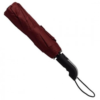 Зонт складной автоматический  Forest BERGEN, диаметр 116 см, 10 панелей, с UV защитой в подарочной коробке, бордовый