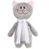 Мягкая игрушка Beastie Toys, котик с белым шарфом