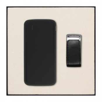 Набор подарочный Solution Superior Duo (внешний аккумулятор «Universal», Флеш накопитель Shine 32GB )