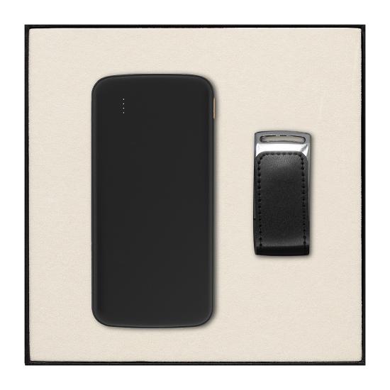 Набор подарочный Solution Superior Duo (внешний аккумулятор «Universal», Флеш накопитель Shine 32GB )