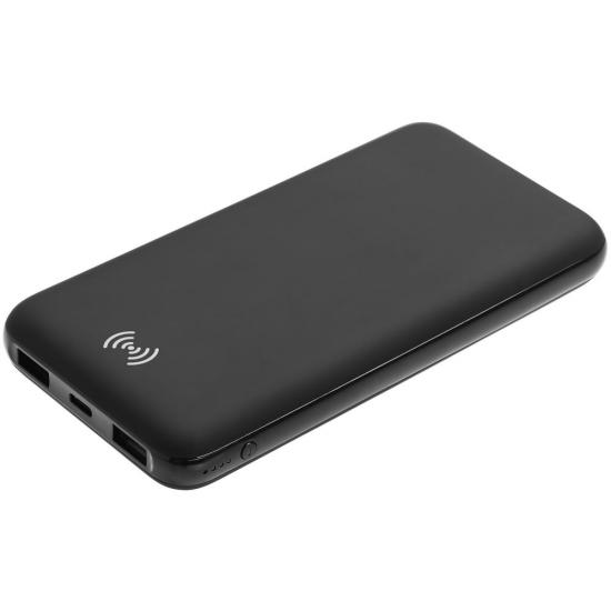 Aккумулятор Quick Charge Wireless 10000 мАч, черный Aккумулятор Quick Charge Wireless 10000 мАч, черный