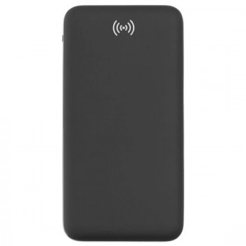 Aккумулятор Quick Charge Wireless 10000 мАч, черный Aккумулятор Quick Charge Wireless 10000 мАч, черный
