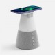Bluetooth-колонка с беспроводной зарядкой и подсветкой Cone Sonance, серая