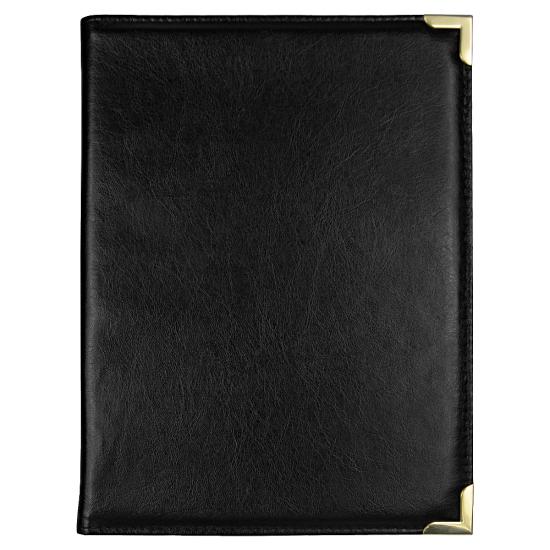 Папка-органайзер для бумаг А4, черная с золотом Папка-органайзер для бумаг А4, черная с золотом