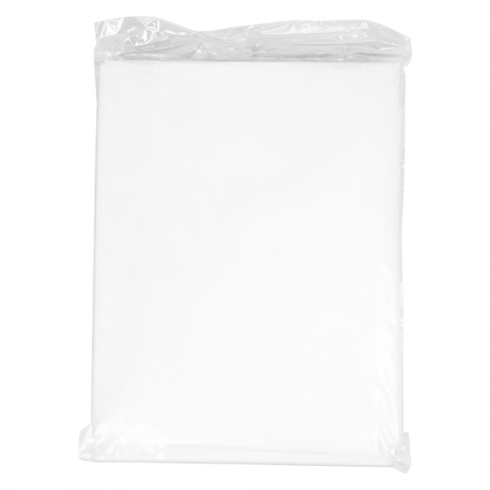 Дождевик пончо Budget туристический один размер, белый Дождевик пончо Budget туристический один размер, белый