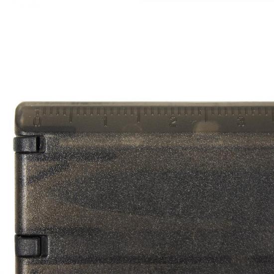 Карточка Tools Nailcare 10 функций, инструменты из нержавеющей стали, корпус из полупрозрачного черного  пластика Карточка Tools Nailcare 10 функций, инструменты из нержавеющей стали, корпус из полупрозрачного черного  пластика