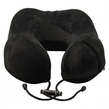 Подушка дорожная Сomfort Memory Form Easy Travel, черная Подушка дорожная Сomfort Memory Form Easy Travel, черная