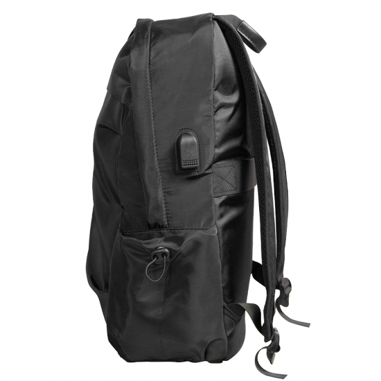 Городской рюкзак Cloud с отделением для ноутбука, водоотталкивающий, нейлоновый, черный Городской рюкзак Cloud с отделением для ноутбука, водоотталкивающий, нейлоновый, черный