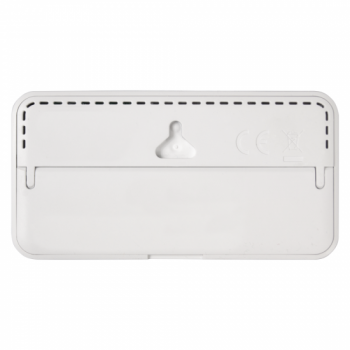 Часы настольные Chronos с термометром и гигрометром, с ж/к дисплеем, белые