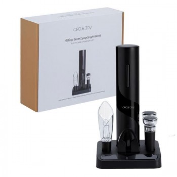 Винный набор Circle Joy Electric Wine Bottle Opener, черный Винный набор Circle Joy Electric Wine Bottle Opener, черный