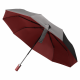 Зонт складной автоматический Forest Dolphin Bicolour диаметр 117 см, серо-бордовый