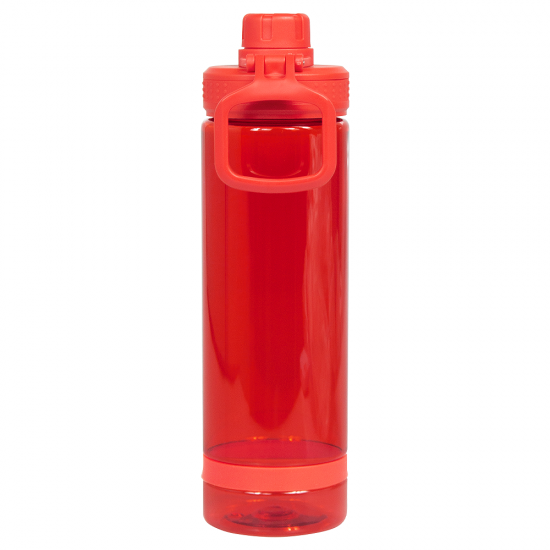 Бутылка для воды Oslo, 700 мл, пластиковая, с силиконовым кольцом, красная Бутылка для воды Oslo, 700 мл, пластиковая, с силиконовым кольцом, красная